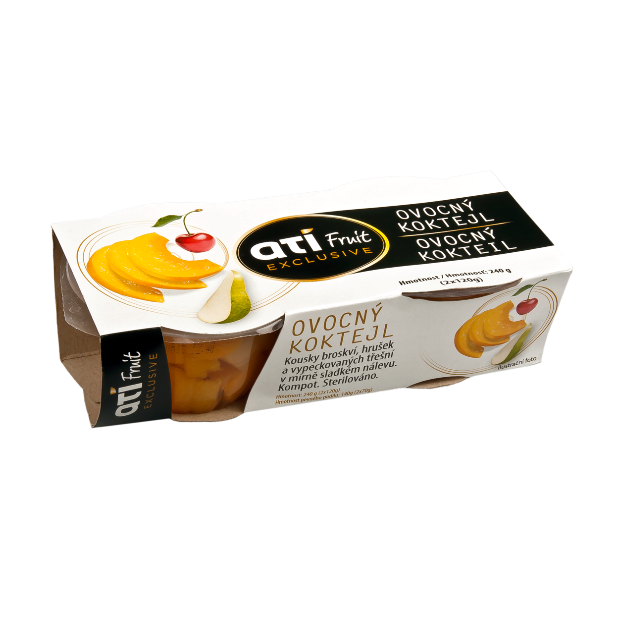 ATI Fruit Exclusive ovocný koktejl 2 pack 